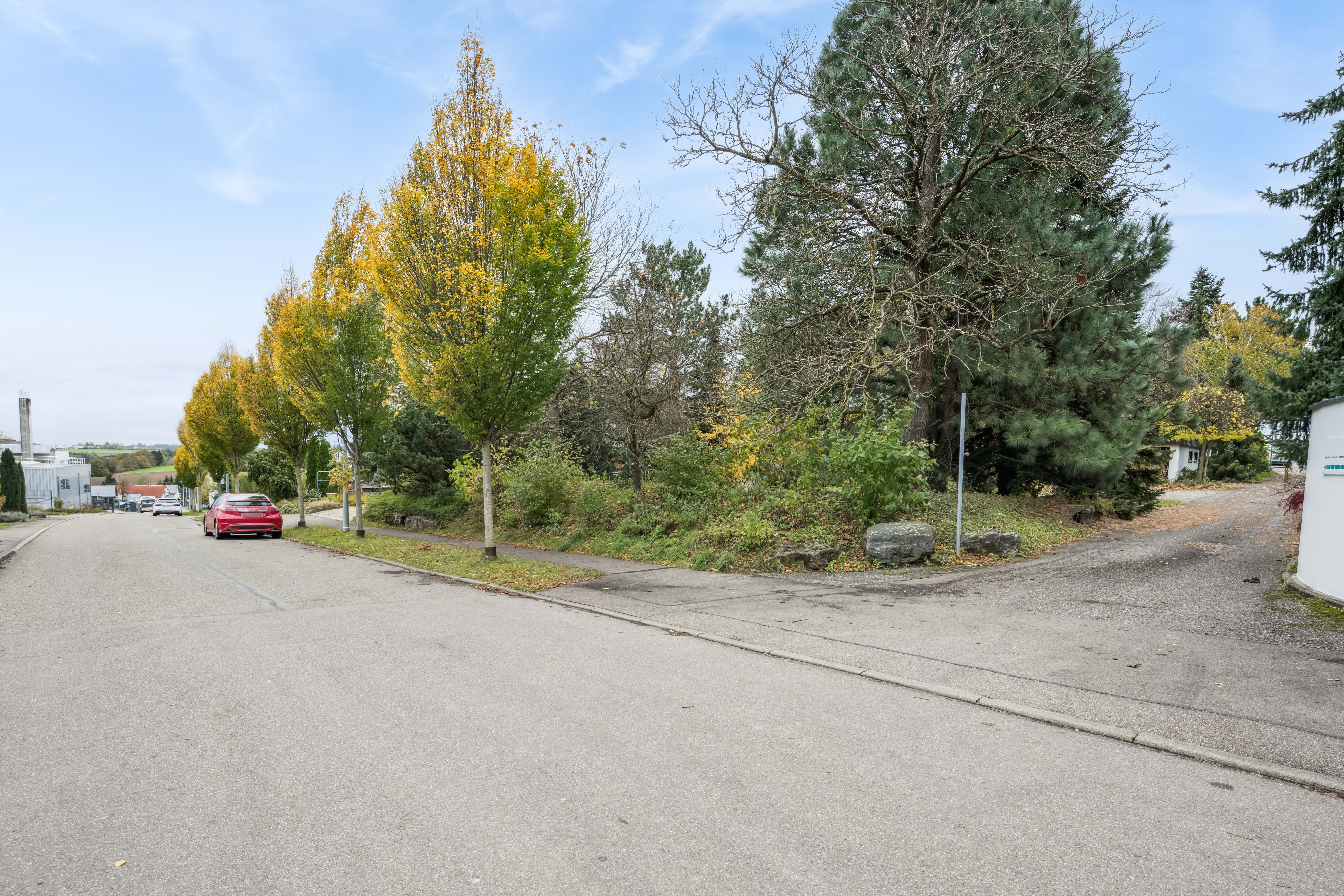 Naturverbundenes Baugrundstuck Waldstetten - 1.402 qm, Weitblick Rechberg